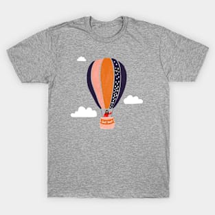 GET LOST funny hot air balloon for travel lovers and adventurers T-Shirt